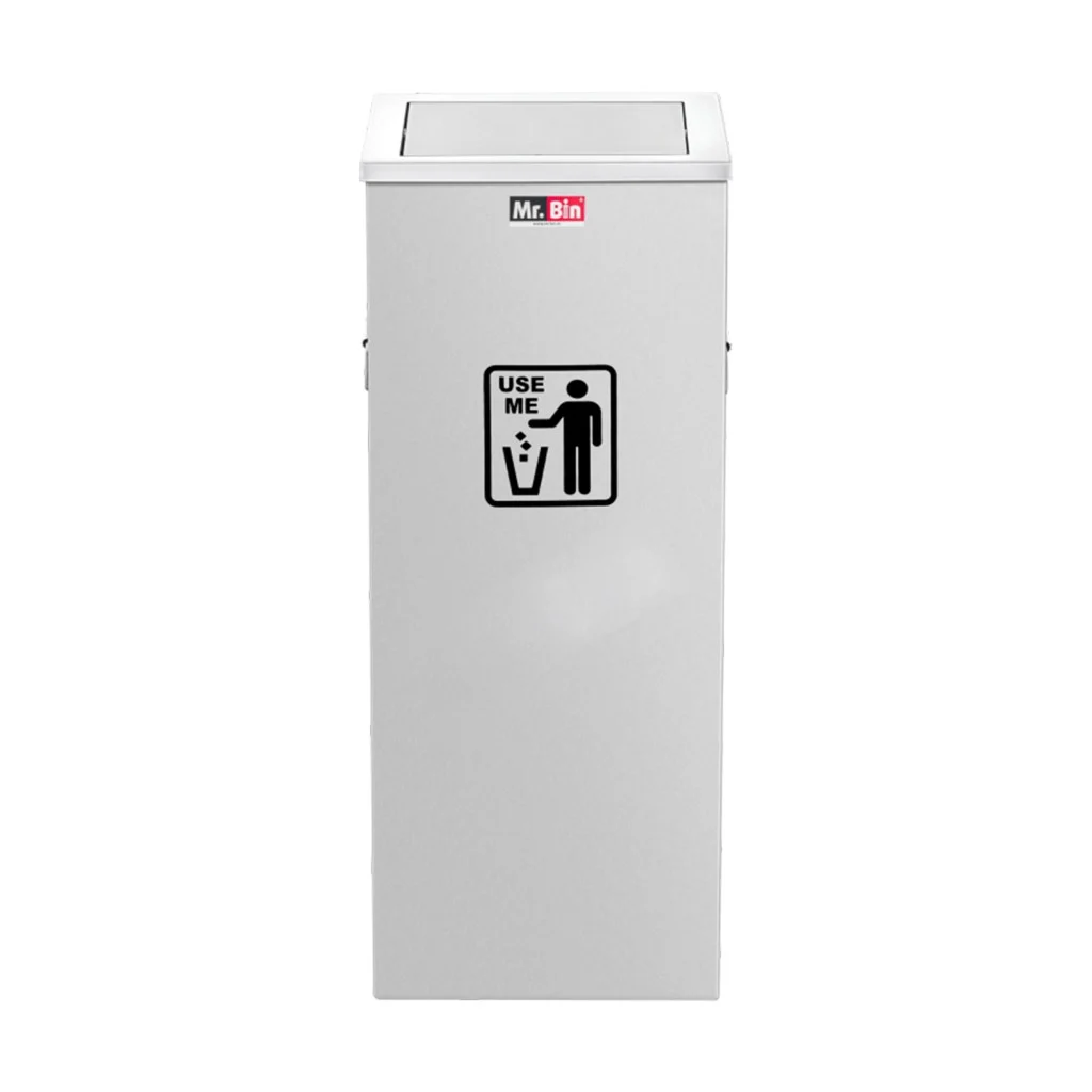 SS Square Swing Bin Large