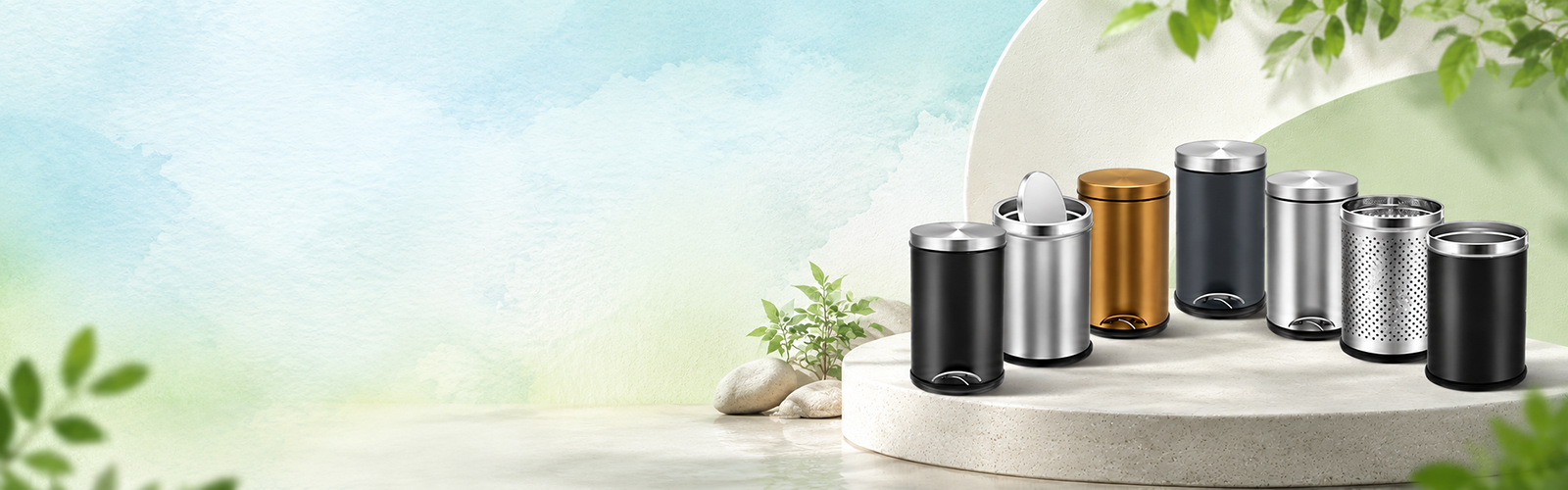 Stainless-Stell-Dustbin